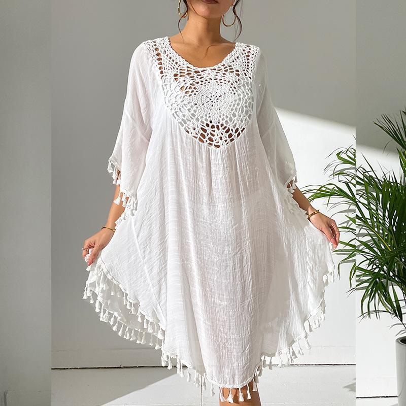 Chic Crochet Beach Cover-Up