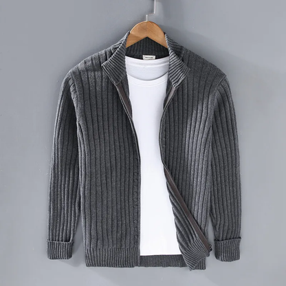 The Rowe Zip Cardigan