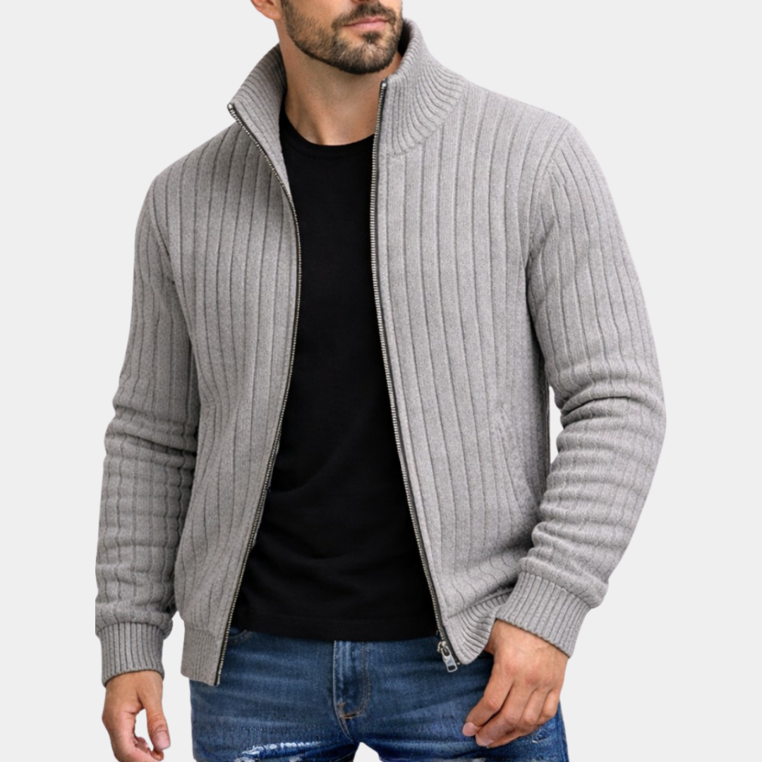 The Rowe Zip Cardigan
