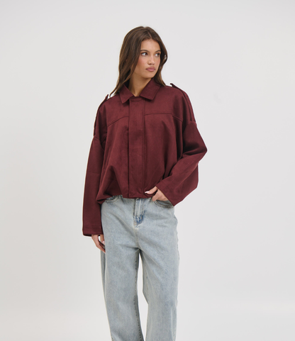 Crux Women's Suede Bomber