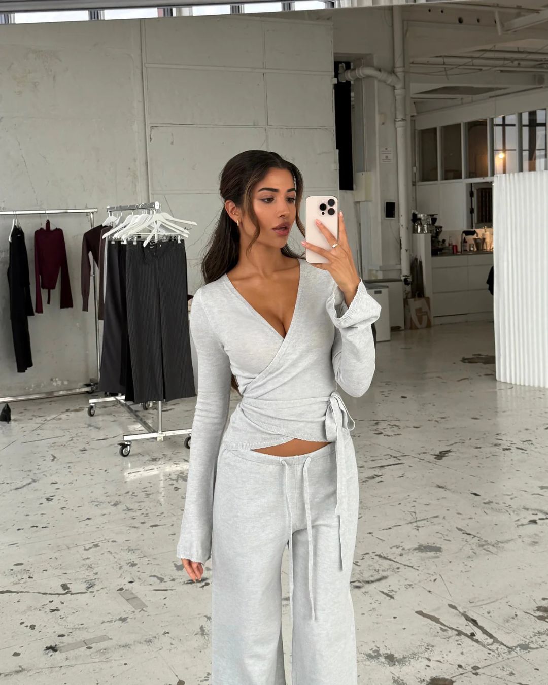 Ballet Wrap Knitwear Set