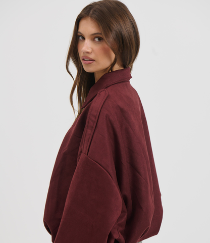 Crux Women's Suede Bomber