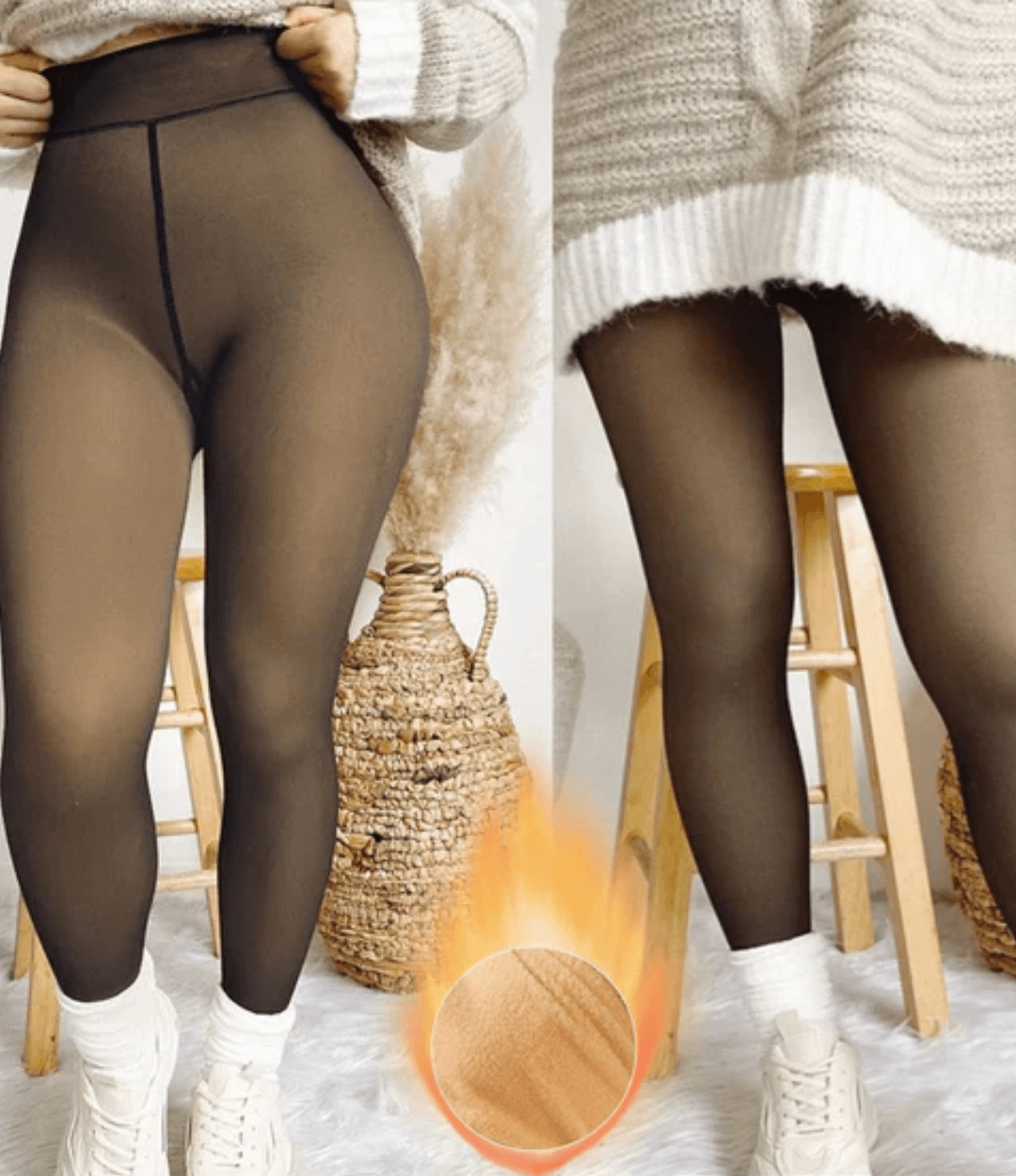 Lumé SheerFleece Tights
