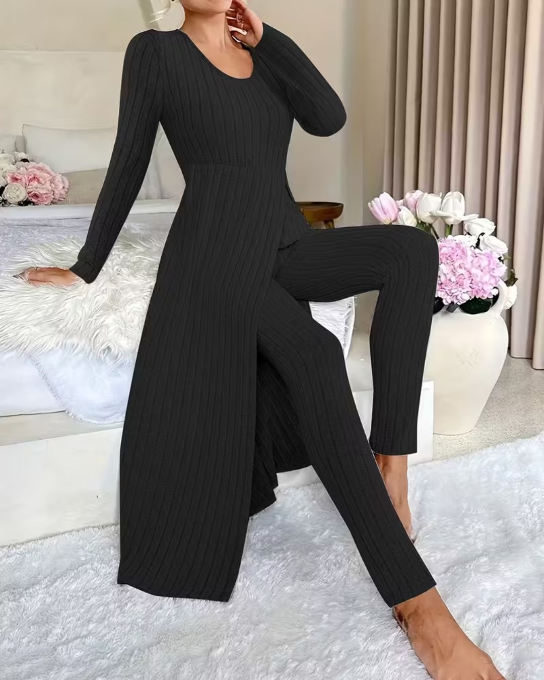 Monetelle Split Sleeve Ensemble