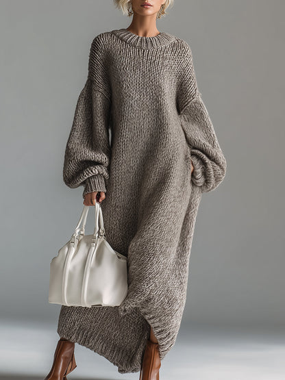 Refined Maxi Knit Dress