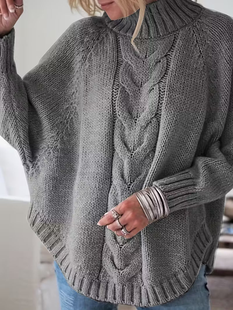 Cozy Oversized Cable Knit Sweater