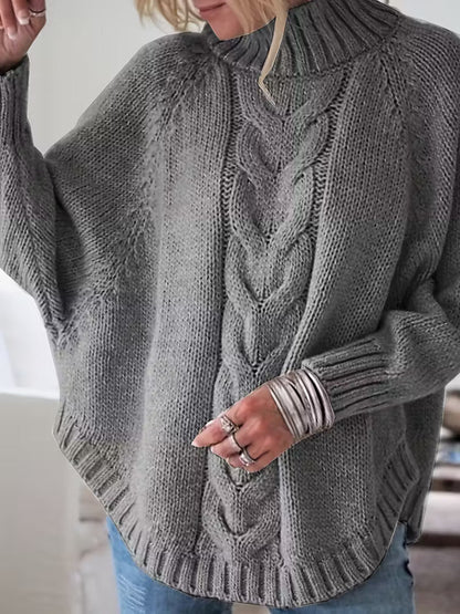 Cozy Oversized Cable Knit Sweater
