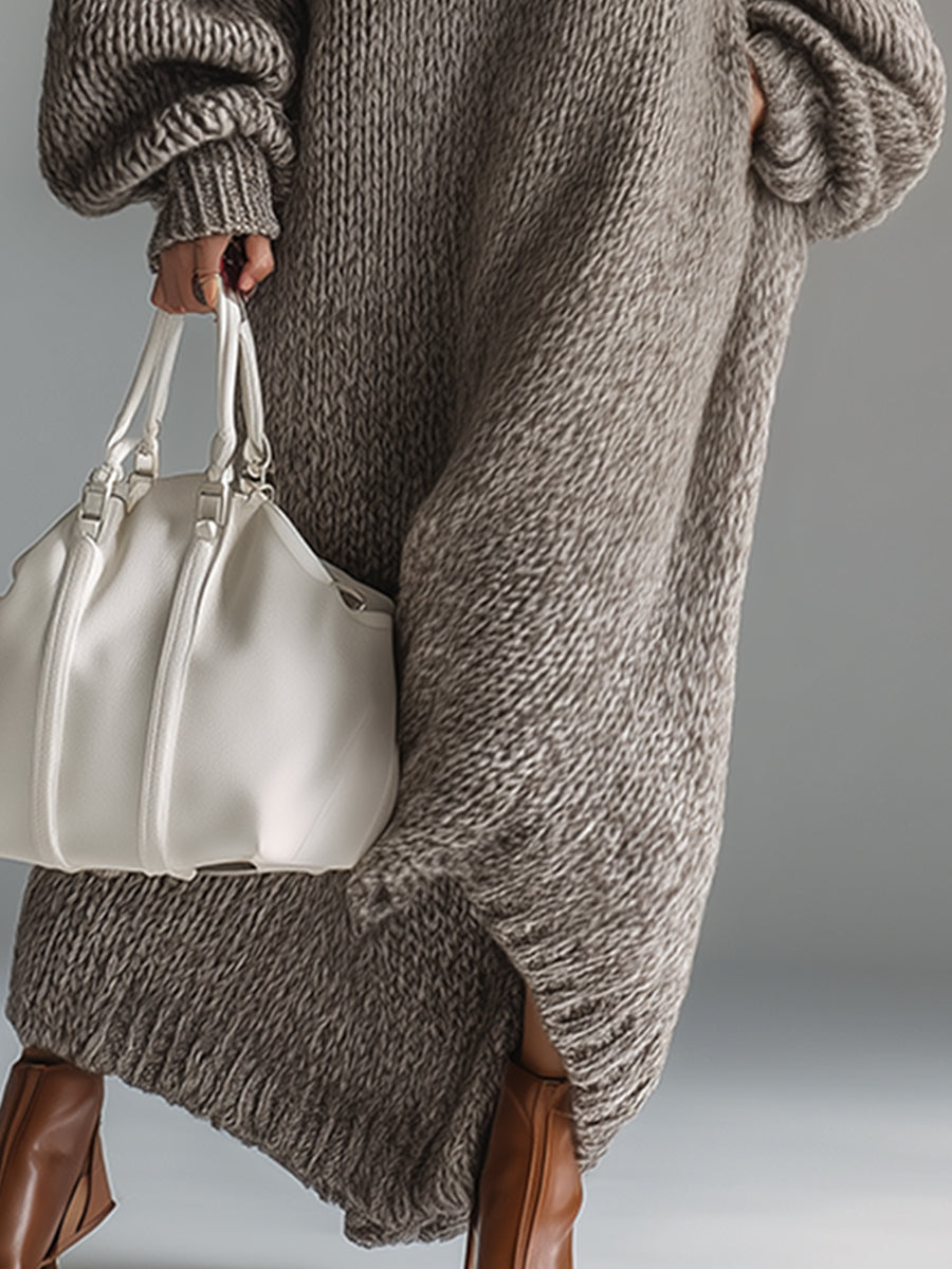 Refined Maxi Knit Dress