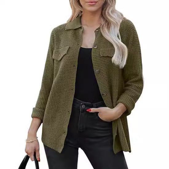 Elevated Knit Shirt Jacket