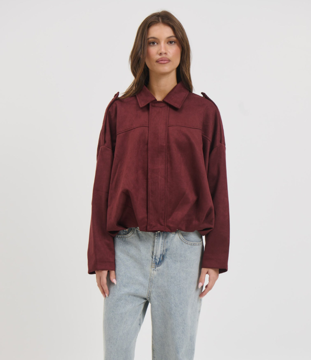 Crux Women's Suede Bomber