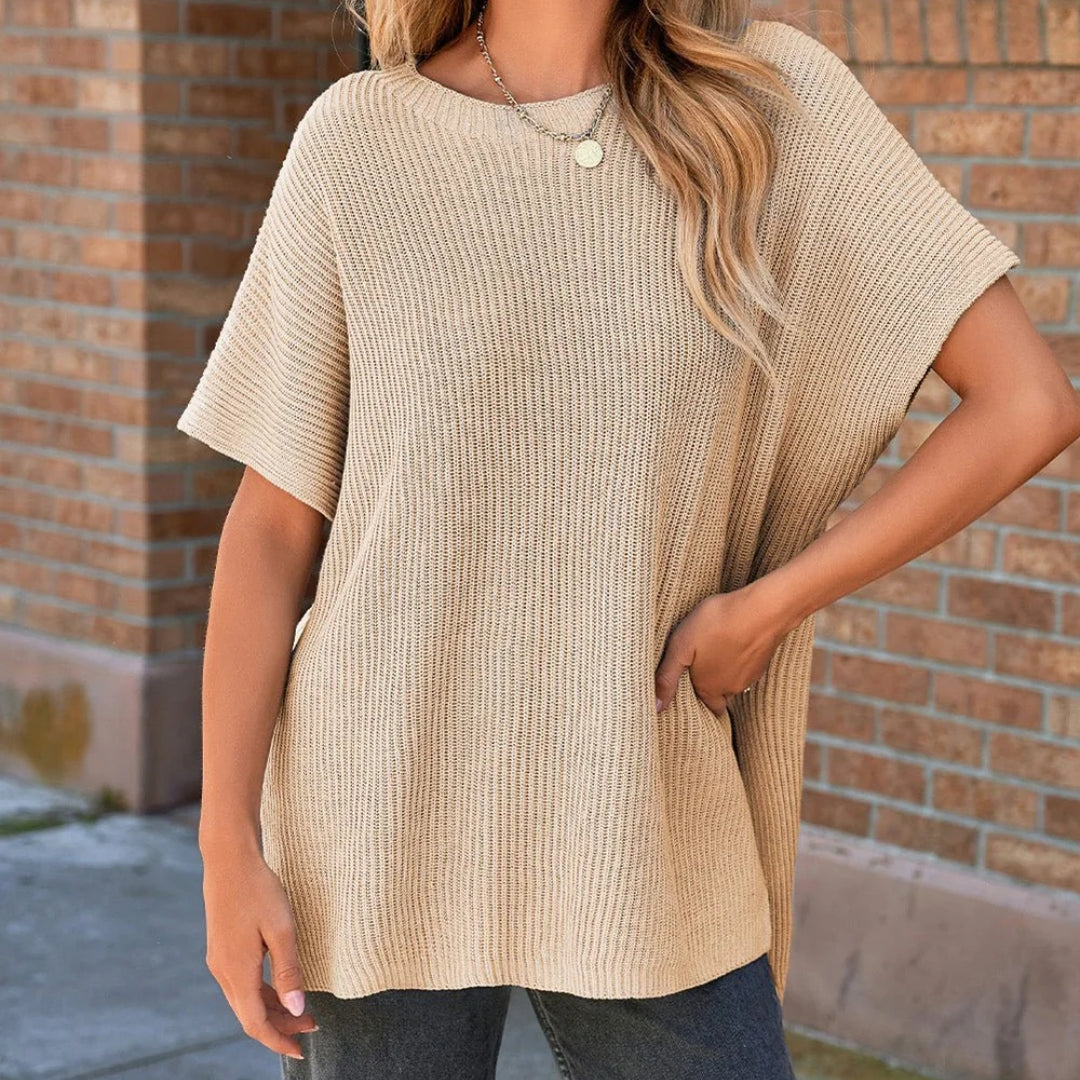 Refined Waffle Knit Tee