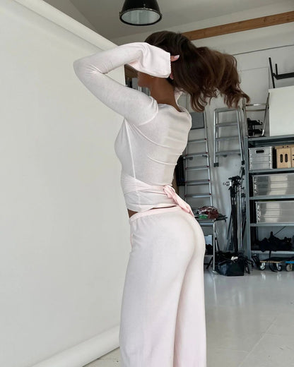 Ballet Wrap Knitwear Set