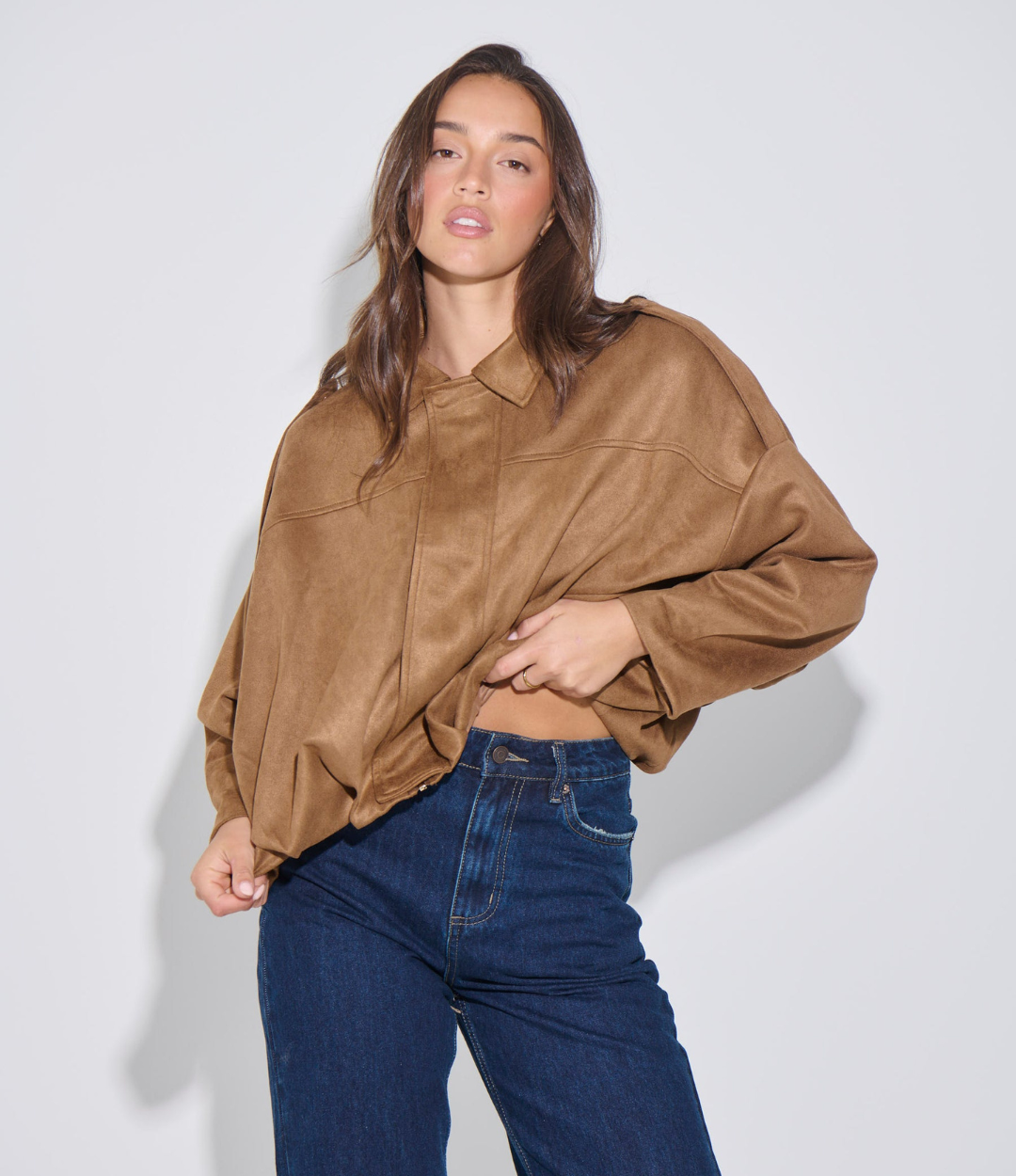 Crux Women's Suede Bomber