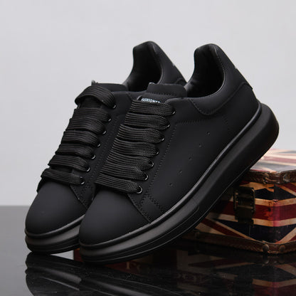 AeroLuxe Leather Trainers