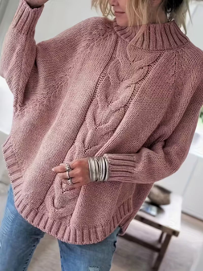 Cozy Oversized Cable Knit Sweater