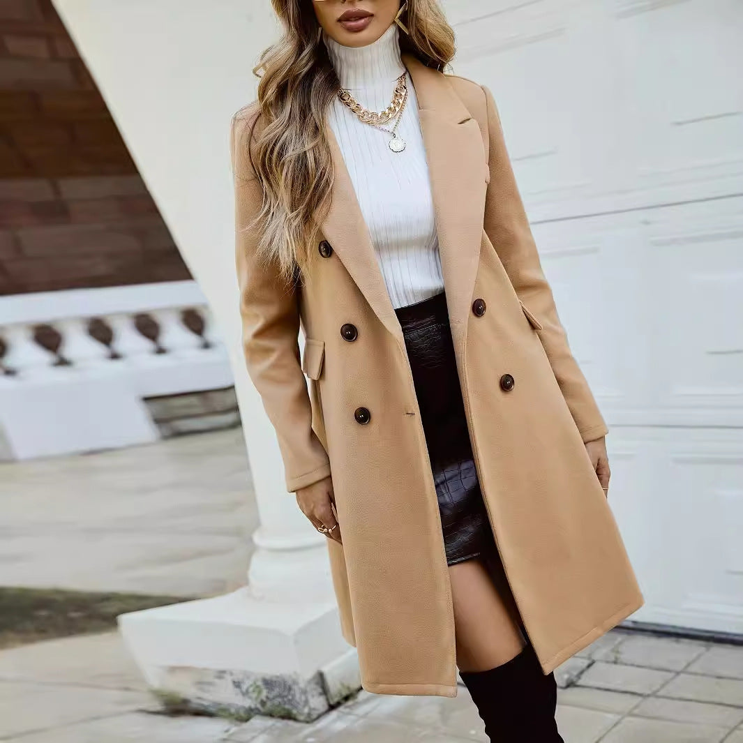 ClassicLuxe Wool Blend Coat