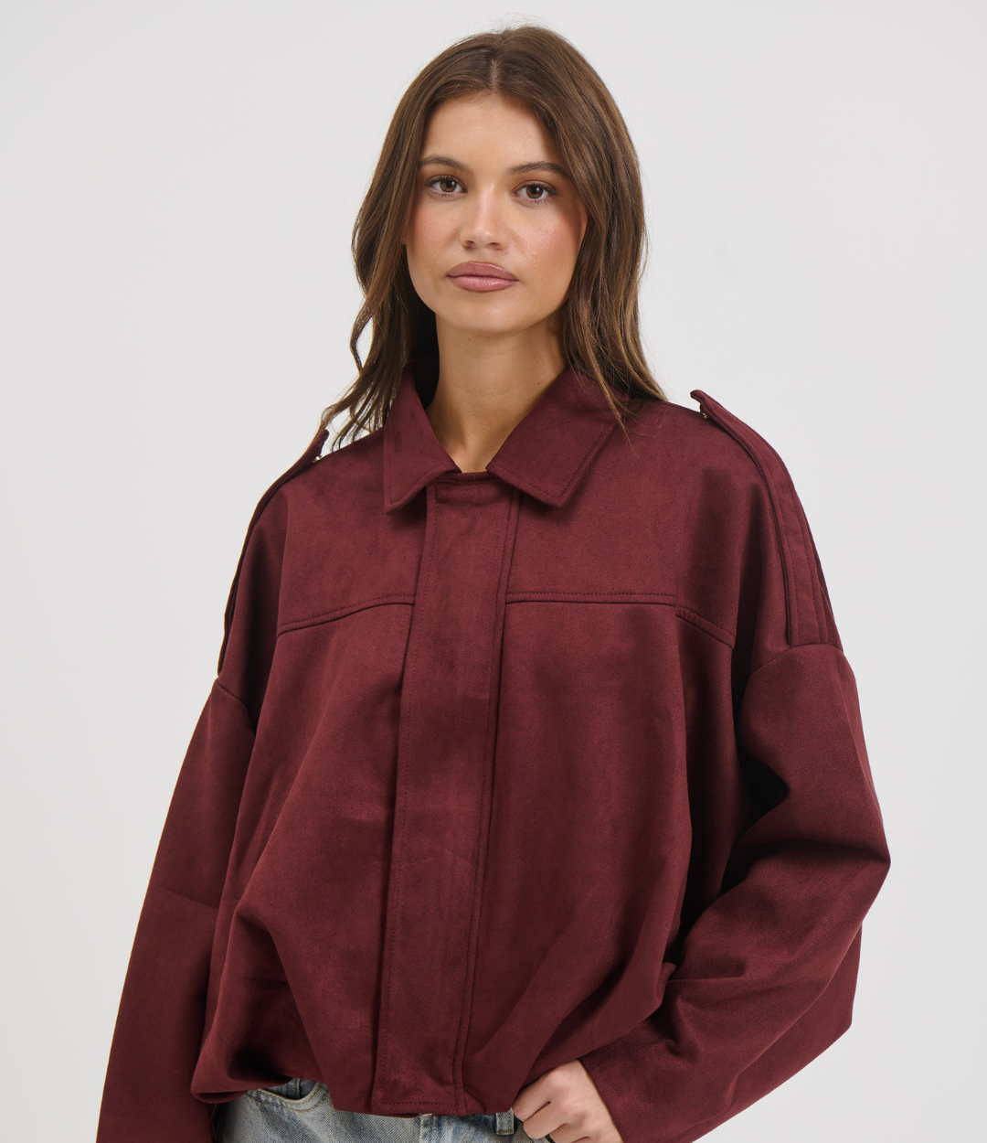 Crux Women's Suede Bomber