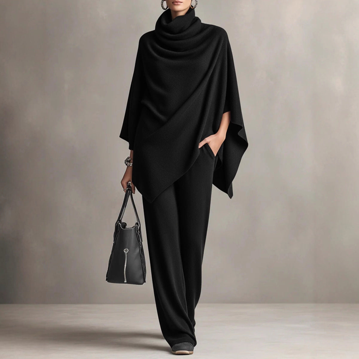 Modern Cloak & Trouser Set