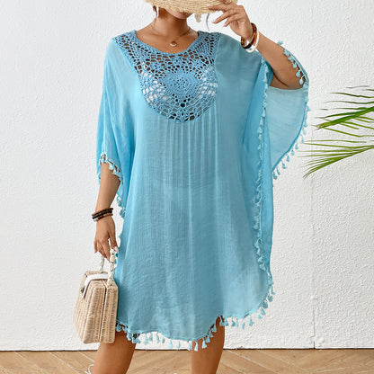 Chic Crochet Beach Cover-Up