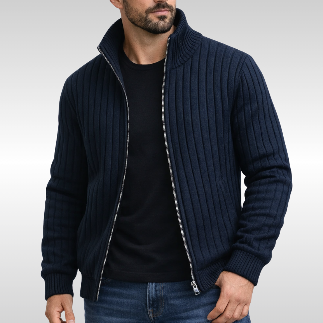 The Rowe Zip Cardigan