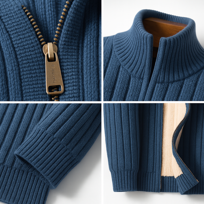The Rowe Zip Cardigan