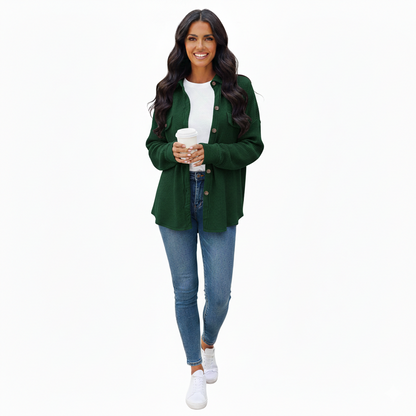 Elevated Knit Shirt Jacket