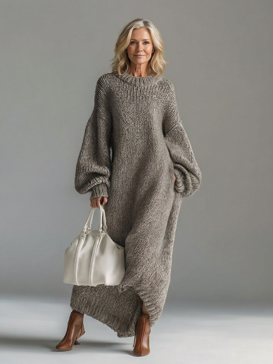 Refined Maxi Knit Dress