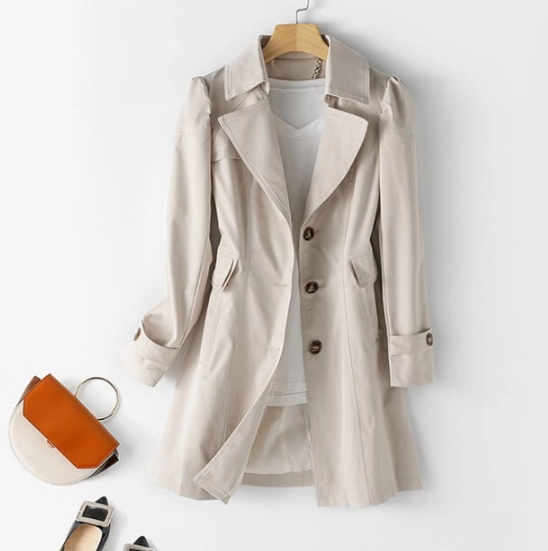 Elara Slim Trench Coat