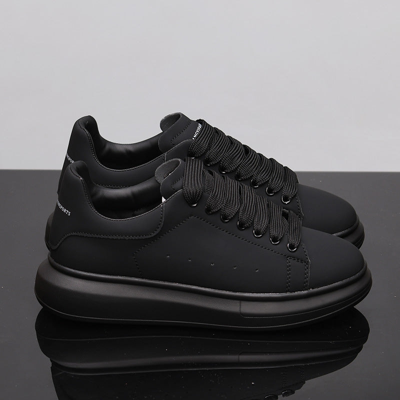 AeroLuxe Leather Trainers