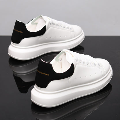 AeroLuxe Leather Trainers